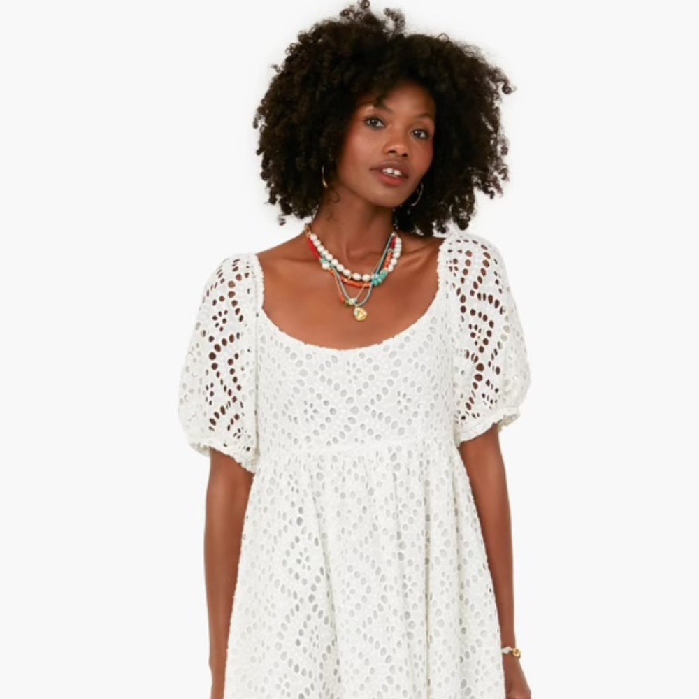 NWOT White Eyelet Abigail Tuckernuck Dress
